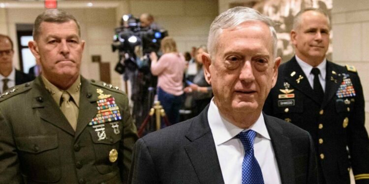 Il segretario alla Difesa americana Jim Mattis (LaPresse)