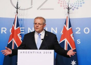 Australia il primo ministro Scott Morrison (Facebook)