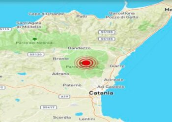 Terremoto oggi a Catania