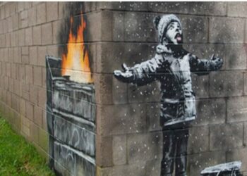 Bansky - Screenshot da video Facebook