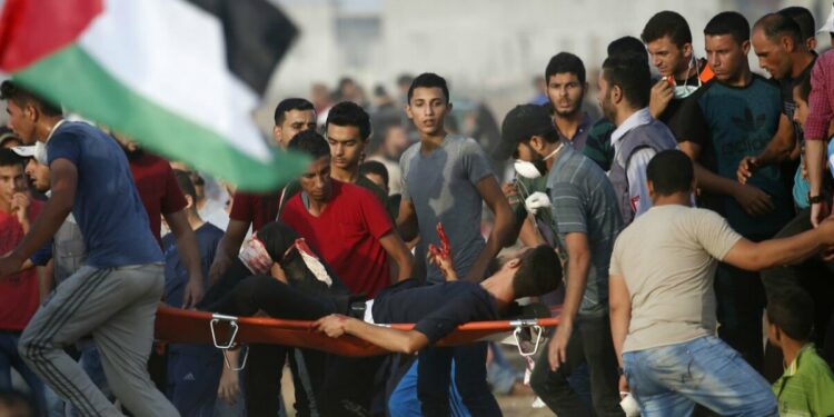 Incidenti al confine tra Gaza e Israele (LaPresse)