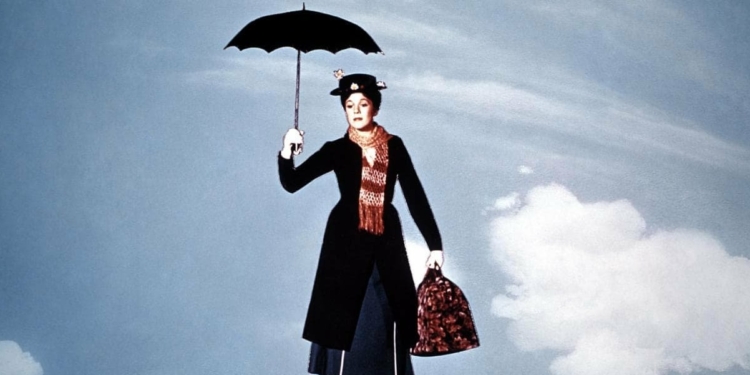 Mary Poppins, immagine Telegraph com, scena film