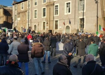 Manifestazione Ncc a Roma (Twitter)