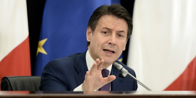 Il presidente del Consiglio Giuseppe Conte (LaPresse)