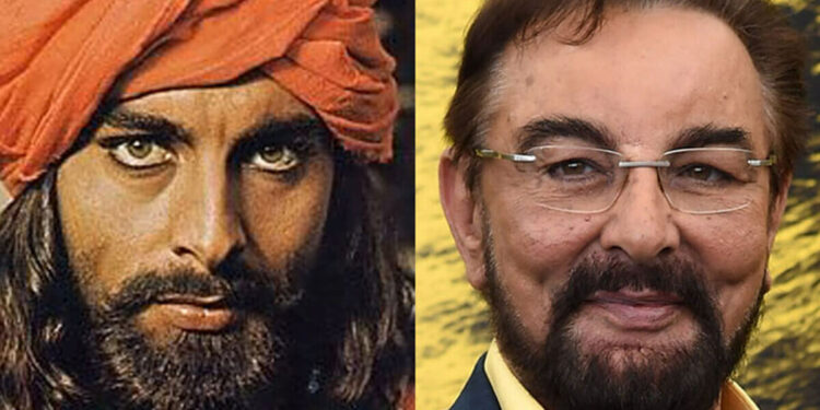 Kabir Bedi nel ruolo di Sandokan