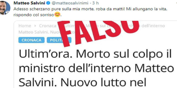 Matteo Salvini morto