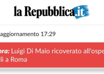 Errore di Repubblica su Di Maio ricoverato