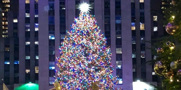 L'albero di Natale del Rockfeller Center (foto R. Maniscalco)