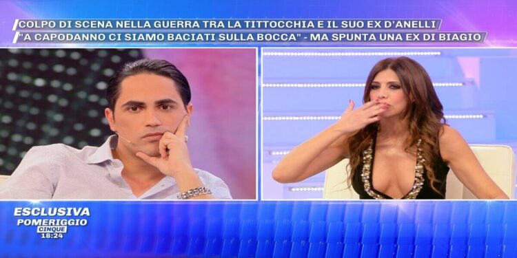 Emanuela Tittocchia e Biagio D'Anelli a Pomeriggio 5