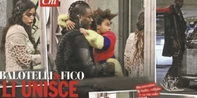 Mario Balotelli, Raffaella Fico e Pia