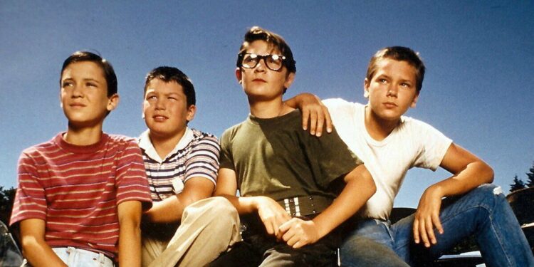 Una scena dal film-cult "Stand by me" (1986)