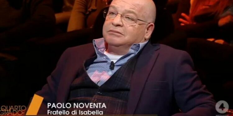 Paolo Noventa, fratello di Isabella (Quarto Grado, foto da Twitter)