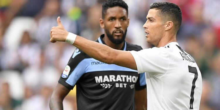 Wallace in marcatura su Cristiano Ronaldo (Foto LaPresse)