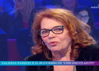 Valeria Fabrizi a La Vita in Diretta