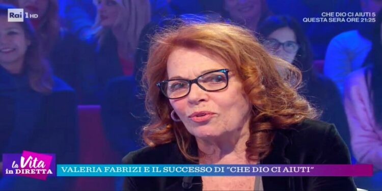 Valeria Fabrizi a La Vita in Diretta