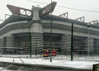 Neve a Milano, big snow arrivato