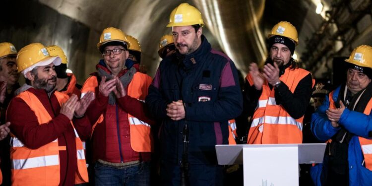 Matteo Salvini a Chiomonte