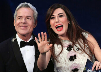 Claudio Baglioni e Virginia Raffaele (Lapresse)