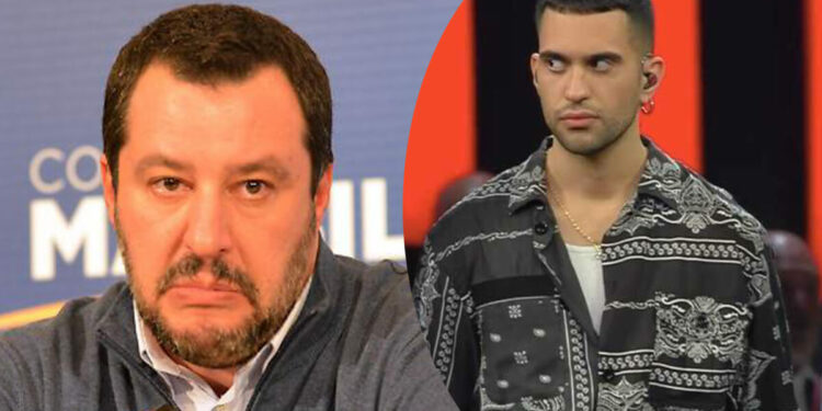 Matteo Salvini commenta la vittoria di Mahmood