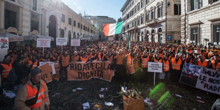 Gilet arancioni a Roma