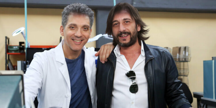 Beppe Fiorello ed Enzo Muscia