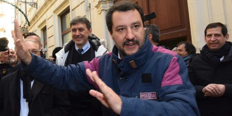 Matteo Salvini in Abruzzo