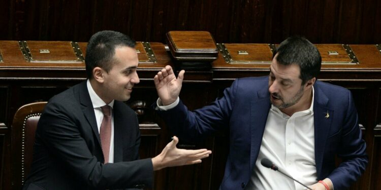 Luigi Di Maio e Matteo Salvini (Lapresse)