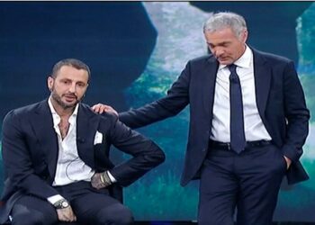 Fabrizio Corona a Non è l'Arena di Massimo Giletti