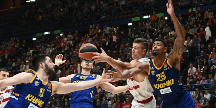 Diretta Cska Mosca Milano, basket Eurolega 25^ giornata (Foto LaPresse)