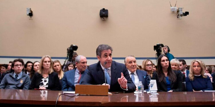 Michael Cohen alla Camera Usa