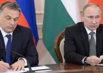 Viktor Orban e Vladimir Putin (Wikipedia)