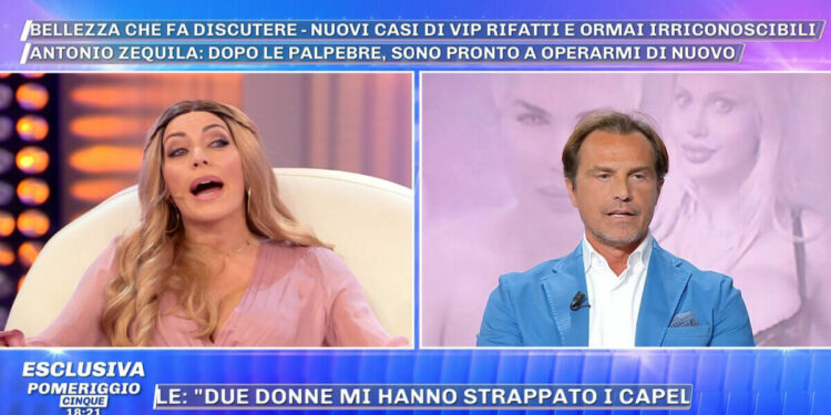 Karina Cascella e Antonio Zequila, lite a Pomeriggio 5