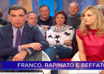 Francesca Fialdini e Tiberio Timperi a La Vita in Diretta