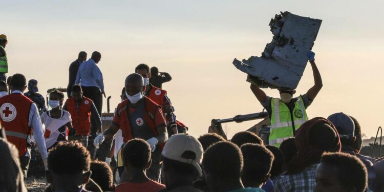 Aereo caduto in Etiopia