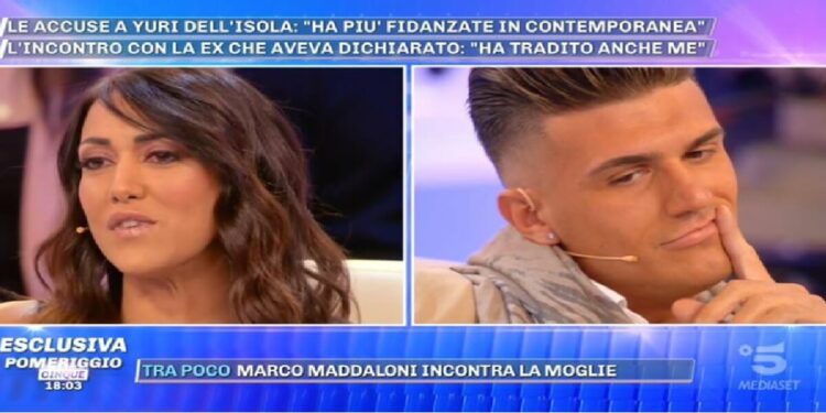 Federica Pacela contro Yuri Rambaldi a Pomeriggio 5