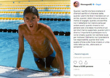 Filippo Magnini, foto su Instagram