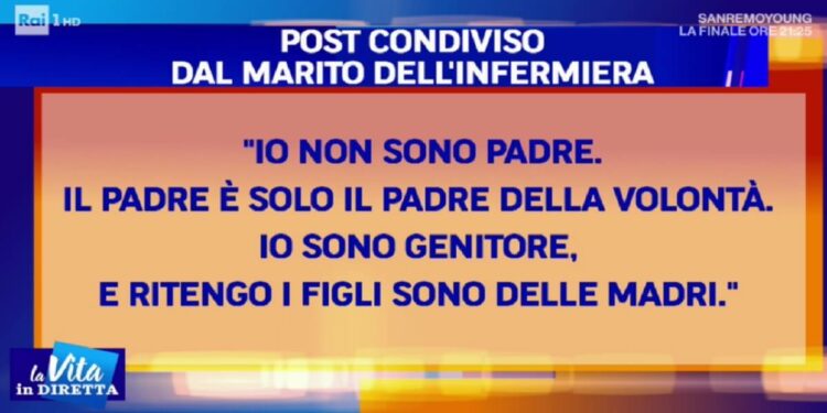 Il post su Facebook condiviso dal marito della prof di Prato