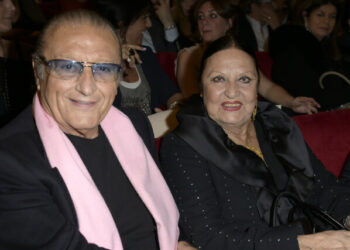 Tony Renis con la moglie Elettra Morini