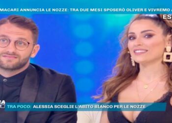 Alessia Macari e Oliver Kragl a Domenica Live