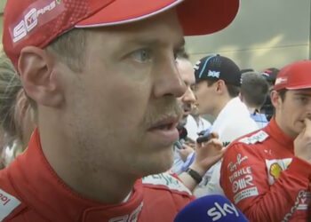 Sebastian Vettel male in Australia