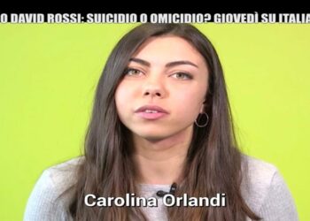 Carolina Orlandi, figlia di David Rossi