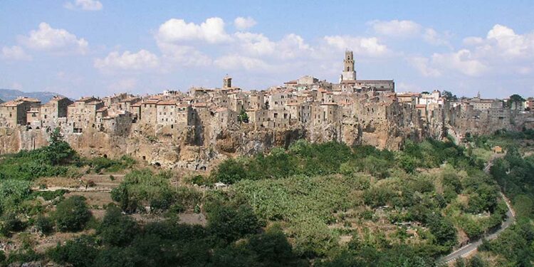 Pitigliano, in Toscana