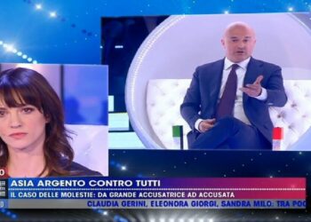 Gianluigi Nuzzi contro Asia Argento