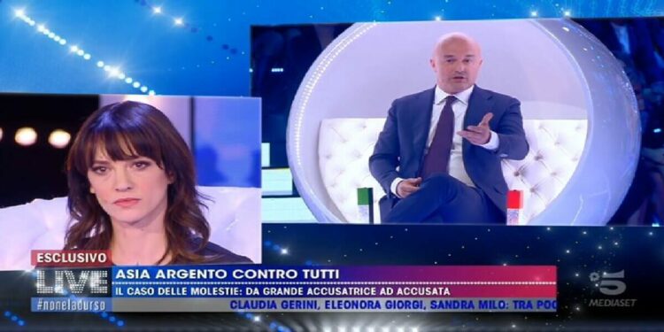 Gianluigi Nuzzi contro Asia Argento