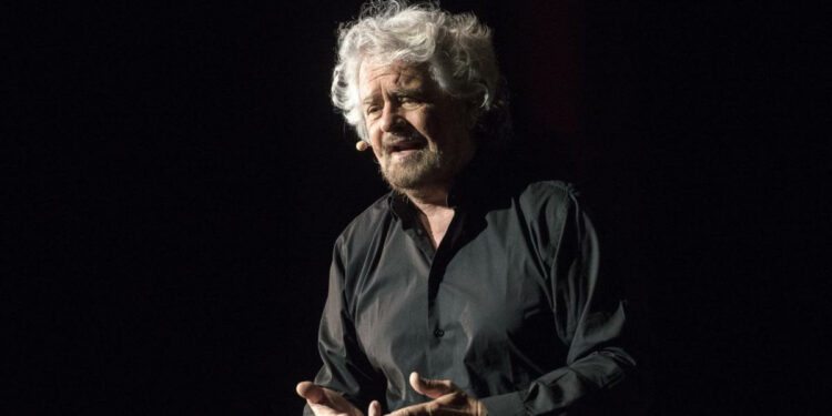 Beppe Grillo a teatro