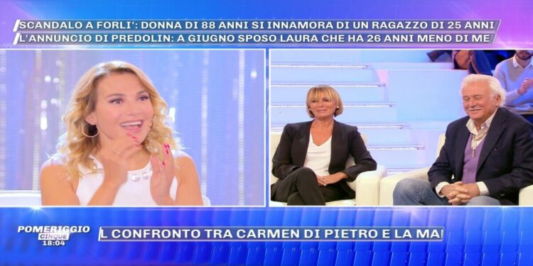 Marco Predolin e Laura Fiini a Pomeriggio 5