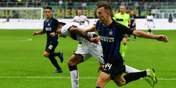 Calciomercato Inter: Ivan Perisic con la maglia nerazzurra (Foto LaPresse)