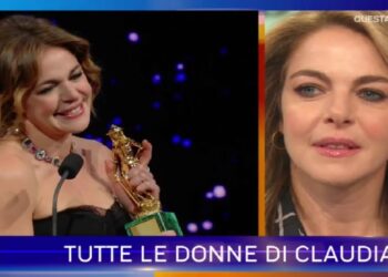 Claudia Gerini a La vita in diretta