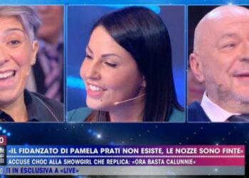 Eliana Michelazzo nel parterre di Live Non è la D'Urso