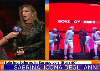 Sabrina Salerno a La vita in diretta